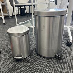 ステンレス　ゴミ箱　大小セット