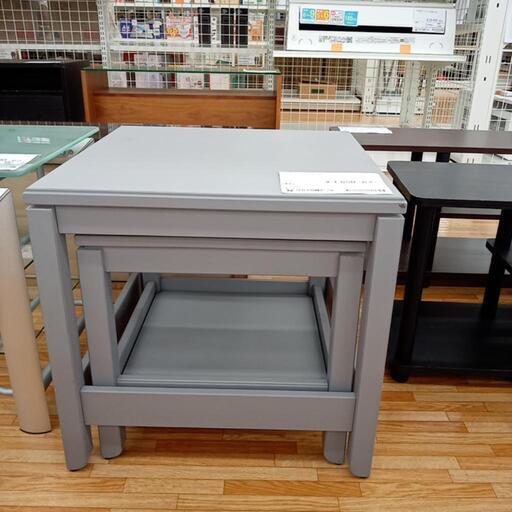 ★ジモティ割あり★ IKEA　テーブルセット　グレー　クリーニング済　YJ4150