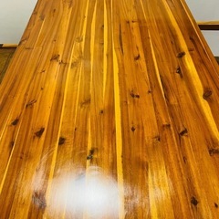 【引取&現金限定|特別価格】 WTW テーブル×チェア2脚×ベンチ4点セットの画像