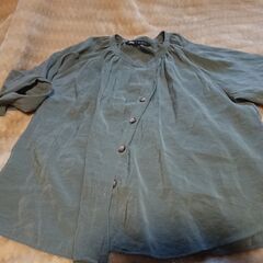 ZARA　シャツ？　　レディース　EUR L　USA L　MEX 30　MADE IN TURKEYの画像