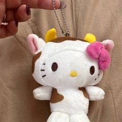 キティぬいぐるみキーホルダー中古