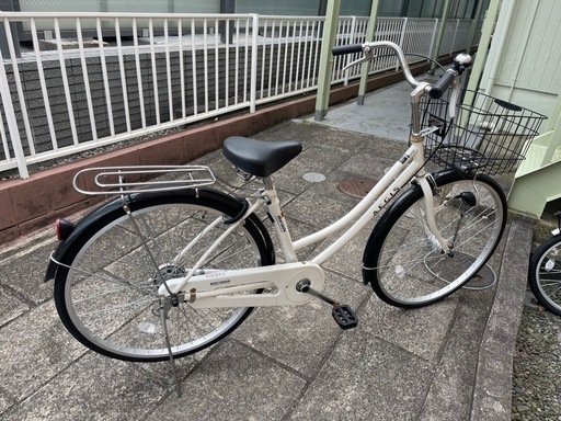 自転車　ホワイト