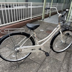 自転車　ホワイト
