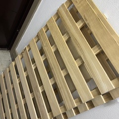 桐すのこベッド　シングル　折りたたみ式　