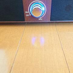 木目調ステレオロングスピーカー  (USB電源)の画像