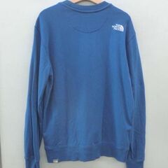 THE NORTH FACE トレーナー Lサイズ A4T1E 青 ロゴ スウェット ザ ノースフェイス コストコ商品 ブルー  札幌 西野店の画像