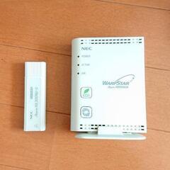 Wi-Fiルーター NEC PA-WR4100N/NU USB子機セットの画像