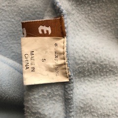 水色フリースの画像