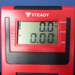 STEADY フィットネスバイク ST102 負荷8段階 エアロバイク レッドの画像