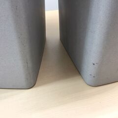 お取引中【中古】60L「プラスチック製ゴミ箱(グレー)」 2点　お譲りします！　※引取のみの画像