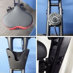 STEADY フィットネスバイク ST102 負荷8段階 エアロバイク レッドの画像