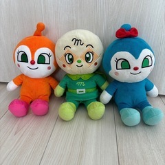 メロンパンナちゃん、コキンちゃん、ドキンちゃんぬいぐるみまとめ売り！