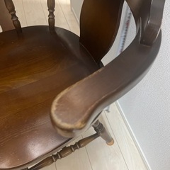 手渡し相談可キツツキマーク カントリー回転チェアの画像