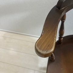 手渡し相談可キツツキマーク カントリー回転チェアの画像