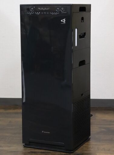 ≪ZR69ジ限≫通電OK DAIKIN/ダイキン 加湿空気清浄機 MCK55WKS-H 2019年製 適用床面積/25畳/41m² ダークグレー 空調 家庭用/オフィス用 現状品