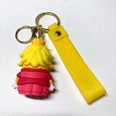 【新品】ミニオン　ピーチ姫　キーホルダーの画像
