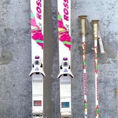 ROSSIGNOL スキーとストックのセット