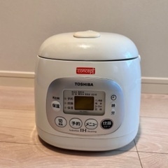 東芝 炊飯器rc-5mxc ホワイト ジャンク品