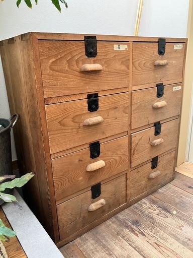 天板角キズあり、右上取っ手割れあり NITORI レンジボード TJ8930