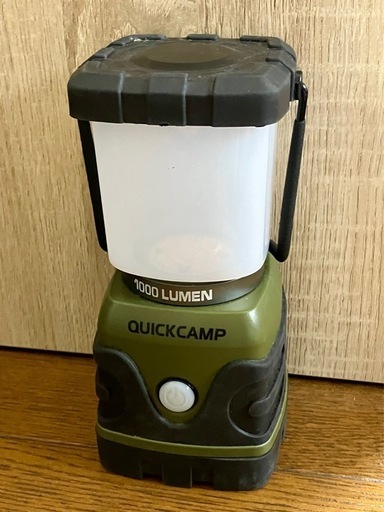 QUICKCAMP 1000 LUMEN LEDランタン キャンプ 防災