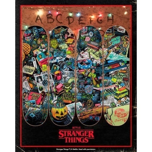 サンタクルーズ　デッキ　4枚セット　ストレンジャーシングス