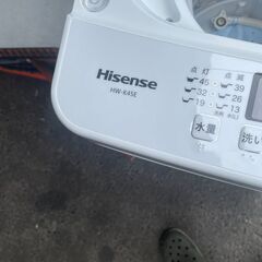リサイクルショップどりーむ荒田店 No13507 洗濯機　２０２３年製　ハイセンス　４．５ｋｇ　高年式♪　美品♪