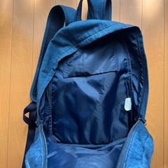 未使用リュック デニム生地の画像