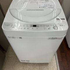 ★ジモティ割あり★ SHARP 洗濯機 6.0kg 18年製 動作確認／クリーニング済み TJ9247