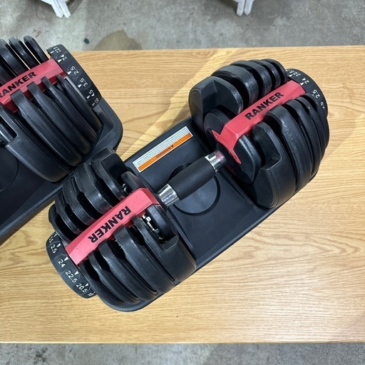 RANKER 可変式ダンベル 2.5kg〜24kg 2セット ダンベル