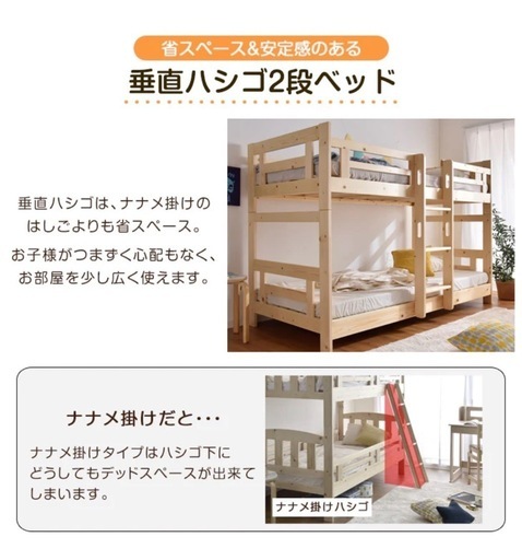 2段ベッド　中古品　梯子無し