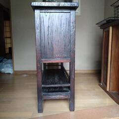 木材収納棚　テレビ台の画像