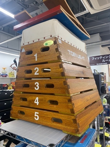 トーエイライト 5段跳び箱 踏切板付