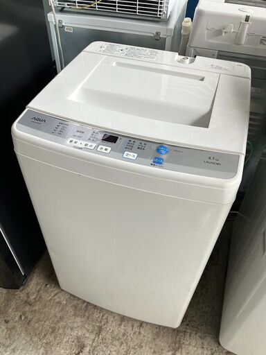 アクア 洗濯機 4.5㎏ AQW-S45D