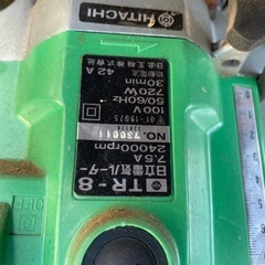 ルーター日立トリマー藤原2台セット中古の画像