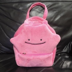 メタモン　ふわふわバッグ　バック　手提げかばん　カバン　ピンク　...