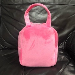 メタモン　ふわふわバッグ　バック　手提げかばん　カバン　ピンク　ポケモン　　ぬいぐるみキャラコロバッグ
の画像