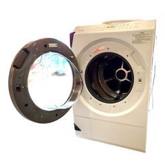 【展示品・数回仕様・美品】東芝 ドラム式洗濯乾燥機 ZABOON 洗濯12kg 乾燥 7kg 左開き TW-127XH3Lの画像
