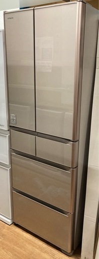 日立 6ドア冷蔵庫 430L 2018年製 中古