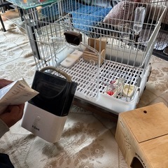 うさぎ用ゲージ自動餌やり機付 うさぎ用ゲージ自動餌やり機付セット