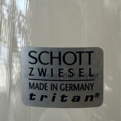 【値下げしました】Schott Zwiesel Tritanクリスタルガラスグラス　プレゼント　ワイングラス　の画像