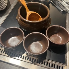 最終お値下げ‼️甕マッコリ🇰🇷  美品です‼️酒器は3個付きセッ...