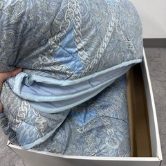 掛ふとん　２枚セット　CELINE EPOCHMAKE ウール混肌　合繊入羊毛の画像