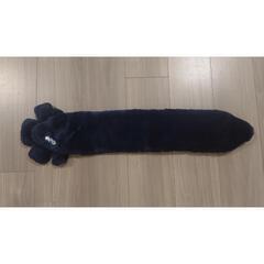 トッカ フェイクファーマフラー 紺の画像