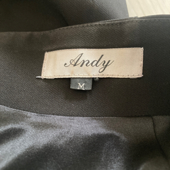 【超美品】結婚式/パーティー/夜のお仕事用　Andy ミニスカート　黒 Mの画像