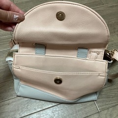 新品未使用タグ付き　ピンク×グレー2wayミニBTソノシーNUAGESバッグの画像