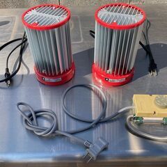 温室　ヒーター　NS 250 100V 250W 2個＋サーモ　...