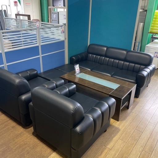 JJ-9 【オフィス家具専門店】ライオン事務器の応接セットです！