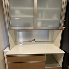 《お取引中》パモウナ　食器棚 キッチンカウンター120cm