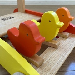 【値下げ】Nichigan 手押し車 カタカタ 可愛いアヒルちゃん の画像