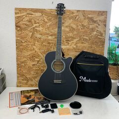 Mademu マデム アコースティックギター MCG40-BK-M Mademu マデム アコースティックギター16点セット 初心者セット